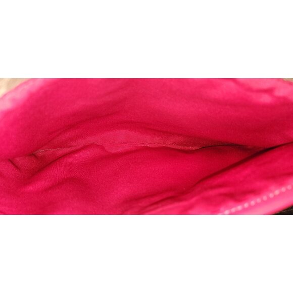 Coach Signature Canvas Crossbody Bag W/Pink Leather Trim Adjust Strap* SEE PICS - Picture 7 of 10